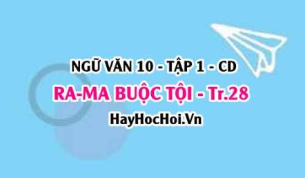 Soạn bài Ra-ma buộc tội trang 28 lớp 10 Cánh Diều tập 1